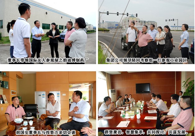 海外知名投資公司來綠之韻集團訪問洽談