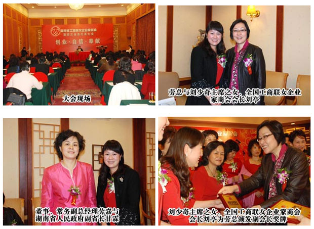 綠之韻集團董事、常務副總經理勞嘉當選湖南省工商聯(lián)女企業(yè)家商會副會長