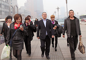 綠之韻集團(tuán)董事長胡國安親臨石家莊、唐山市場(chǎng)考察