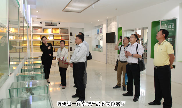 湖北蘄春縣委常委、統(tǒng)戰(zhàn)部長蔡緒銀一行蒞臨綠之韻考察調(diào)研