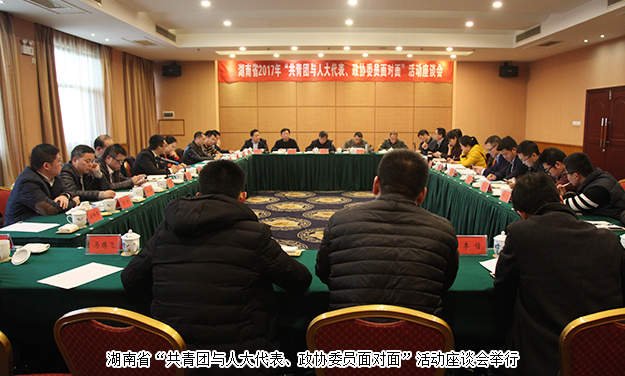 省政協(xié)委員胡國(guó)安受邀出席湖南省2017年“共青團(tuán)與人大代表、政協(xié)委員面對(duì)面”活動(dòng)座談會(huì)